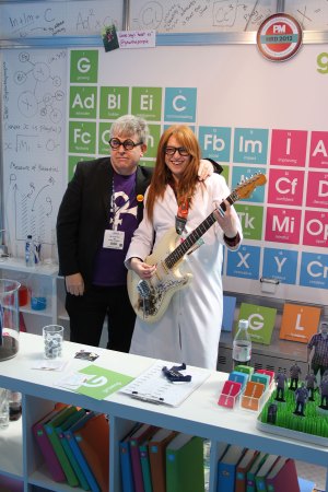 "If I was ur girlfriend, I'd just pretend we're married" - Oh dear I look like Thomas Dolby :-)(  At HRD 2012 with Lauren of www.growthepeople.co.uk